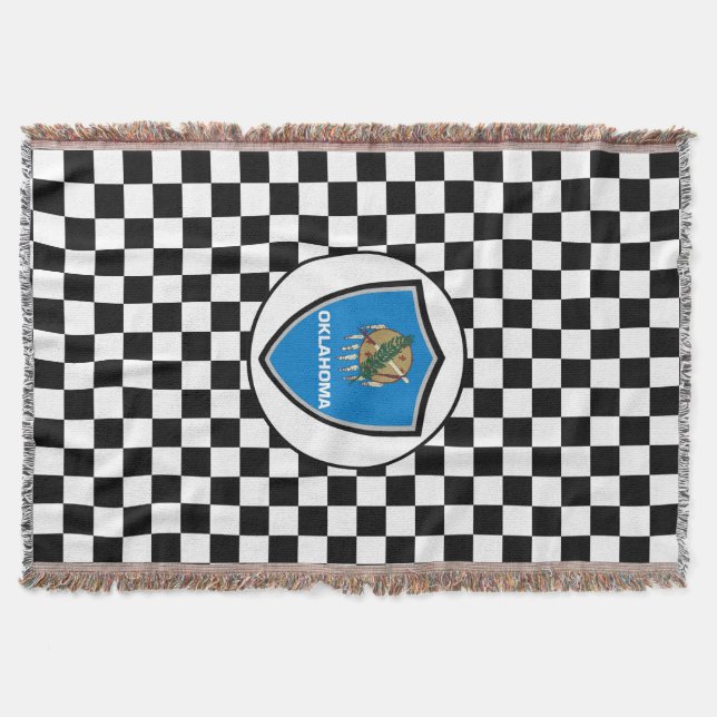 Oklahoma flagga filt (Framsidan)