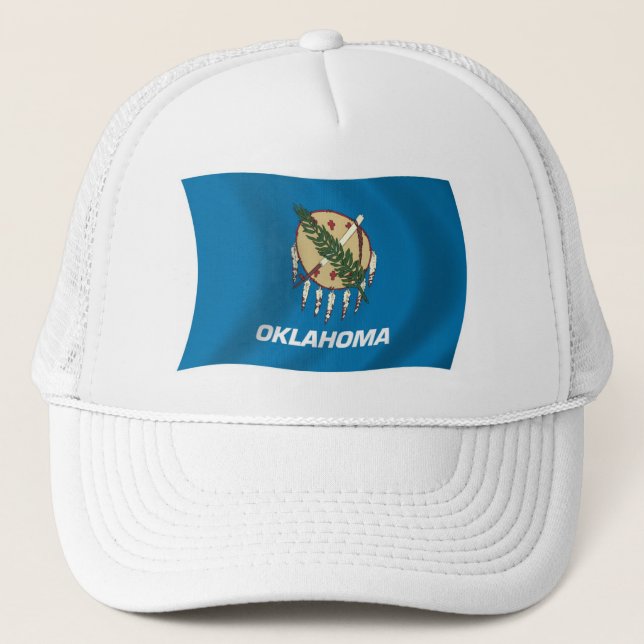 Oklahoma Flagga Hat Keps (Framsida)