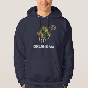 Oklahoma flagga hoodie