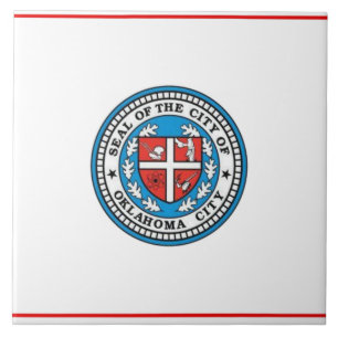 Oklahoma flagga kakelplatta