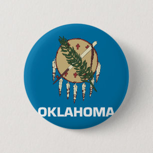Oklahoma flagga knapp