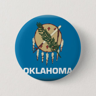 Oklahoma Flagga Knapp