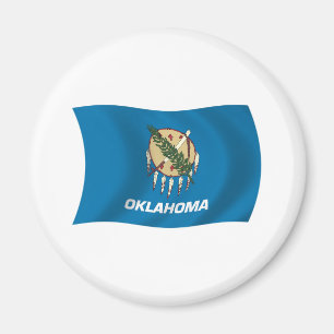 Oklahoma Flagga Magnet