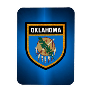 Oklahoma Flagga Magnet