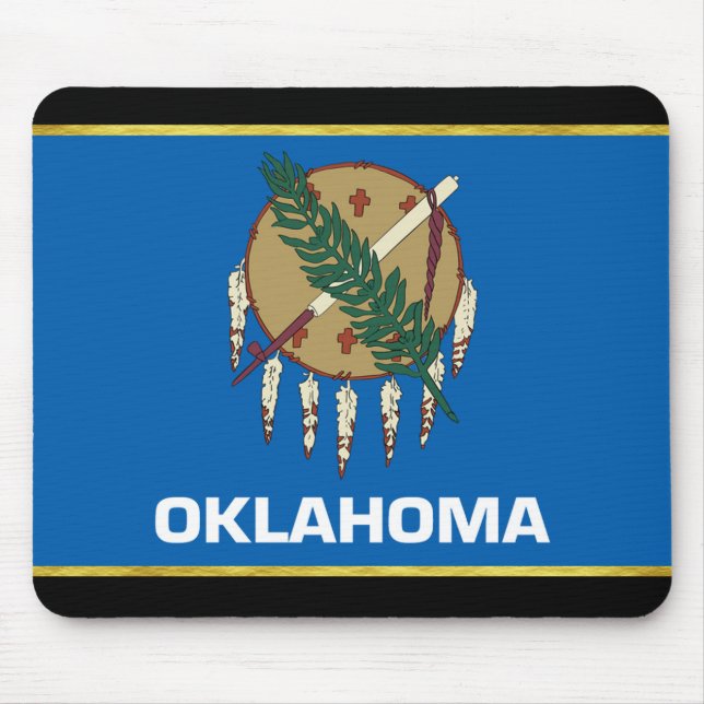 Oklahoma flagga musmatta (Framsidan)
