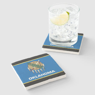 Oklahoma flagga stenunderlägg