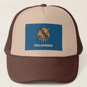 Oklahoma flaggahatt truckerkeps