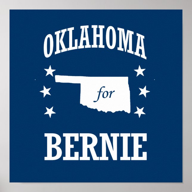 OKLAHOMA FOR BERNIE SANDERS POSTER (Framsidan)