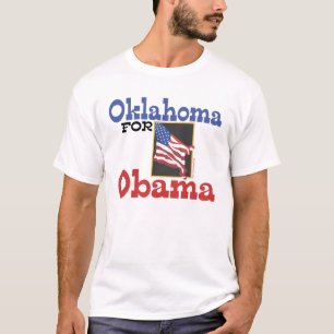 Oklahoma för Obama T-tröja Tee