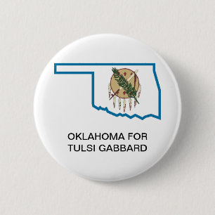 OKLAHOMA för TULSI GABBARD 2020 knäppas Knapp