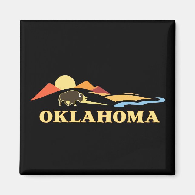 Oklahoma Förenta staterna Magnet (Framsidan)