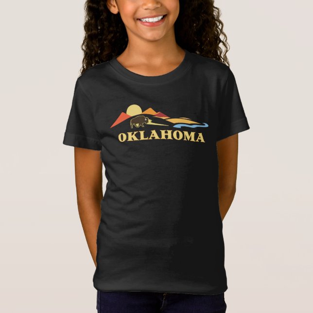 Oklahoma Förenta staterna T Shirt (Framsida)
