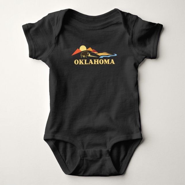 Oklahoma Förenta staterna T Shirt (Framsida)