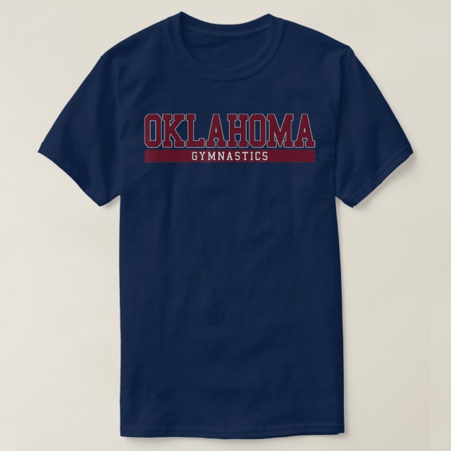 Oklahoma Gymnastics T Shirt (Design framsida)