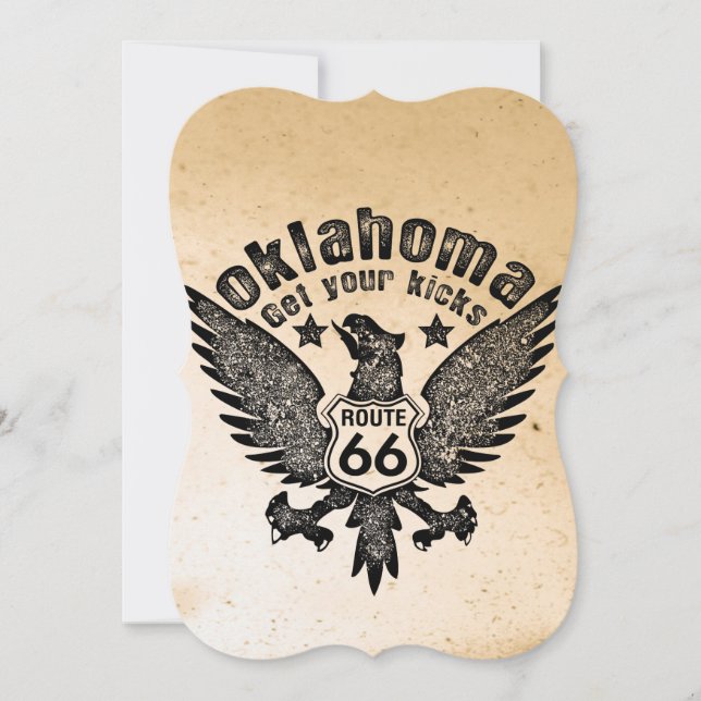 Oklahoma Hämta din fästningsväg 66 (Framsida)