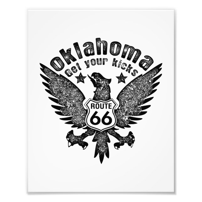 Oklahoma Hämta din känga Fototryck (Framsidan)