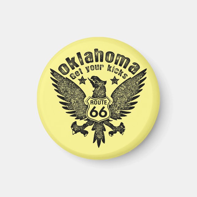 Oklahoma Hämta dina fästingar Magnet (Framsidan)