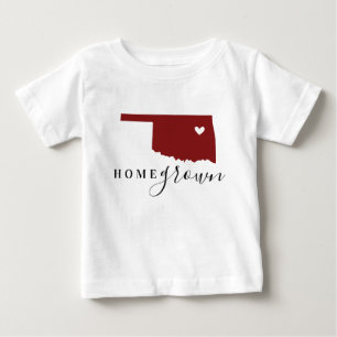Oklahoma Hembygd Rött och svart T Shirt