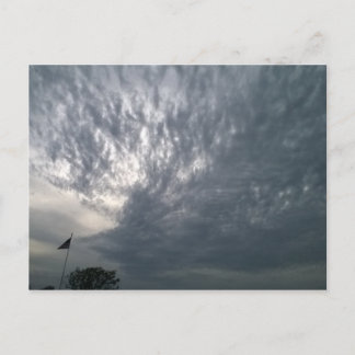 OKlahoma Himlar med Flagga Vykort