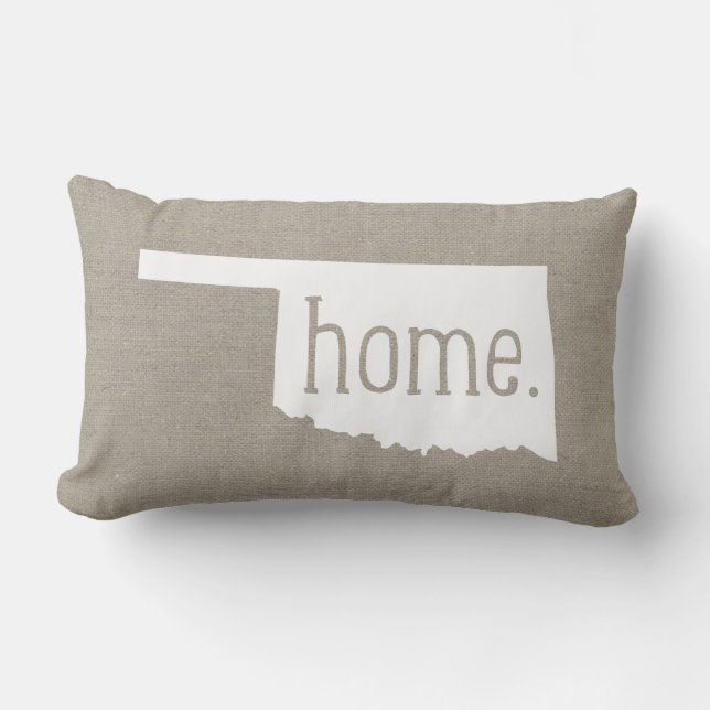 Oklahoma Home State Dekorativ kudde (Framsida)