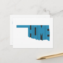 Oklahoma HOME State Ord Art Oklahoman Okie Vykort