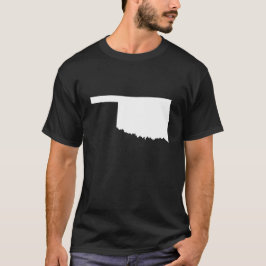 Oklahoma i vitt och svart t-shirt