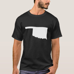 Oklahoma i vitt och svart tee