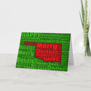 Oklahoma Karta Ord Art-julkort Helgdag Card Helgkort