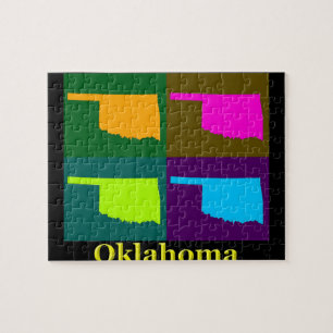 Oklahoma karta pussel