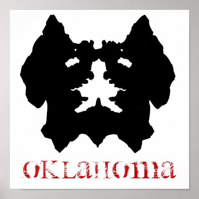 OKLAHOMA Kiamichi Monster Poster (Framsidan)