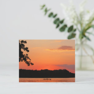 Oklahoma, Lake Murray solnedgång Vykort
