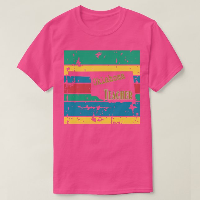 Oklahoma-lärare T Shirt (Design framsida)