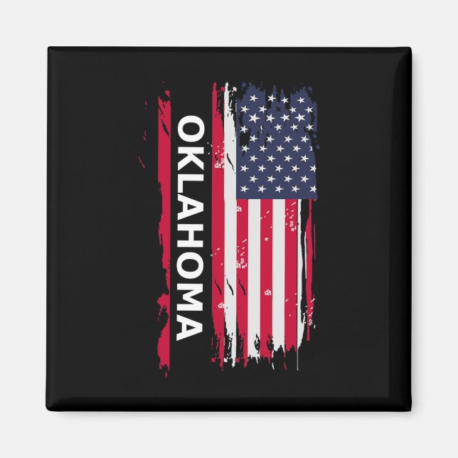 Oklahoma Mens And Women's  Magnet (Framsidan)