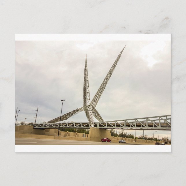 Oklahoma motorvägsstruktur vykort (Framsida)