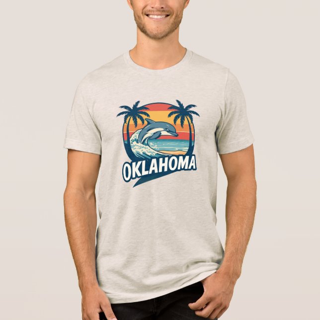Oklahoma: Oceanside Retreat T Shirt (Framsida)