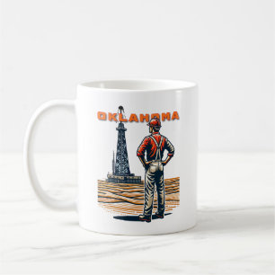 Oklahoma oil fält kaffemugg