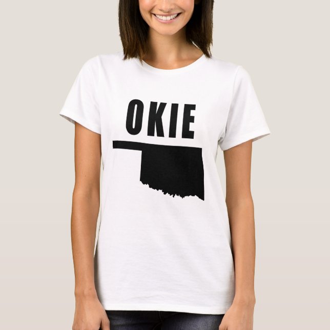Oklahoma Okie T Shirt (Framsida)