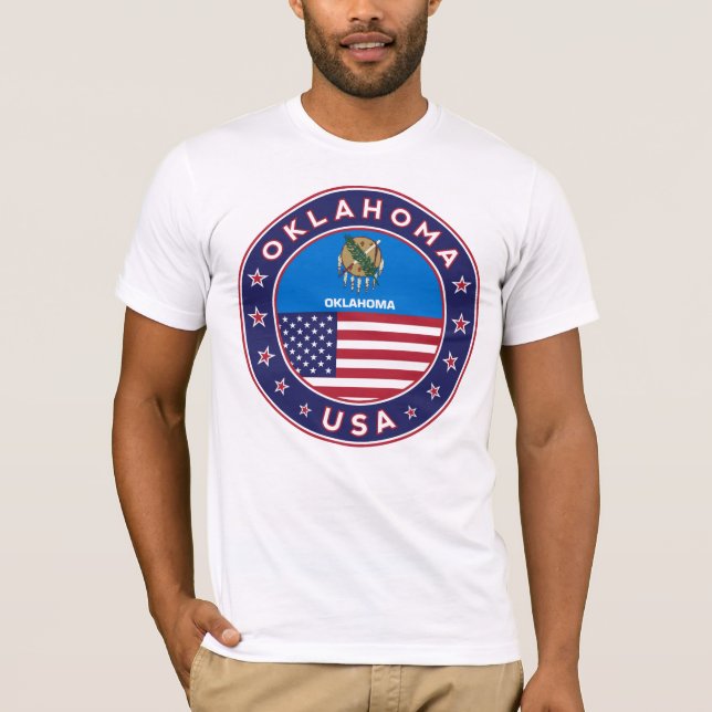 Oklahoma, Oklahoma t-shirt,bening T Shirt (Framsida)