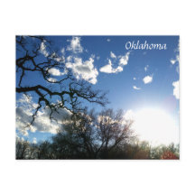 Oklahoma Postcard Blå himmel 1