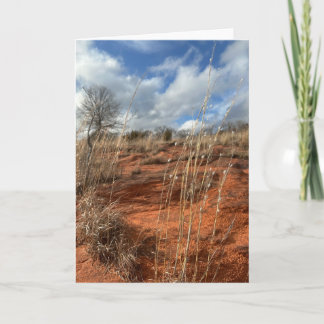 Oklahoma Prairie Card - blank Kort