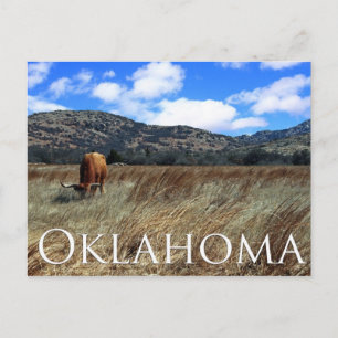 Oklahoma Prairie Postcard Vykort