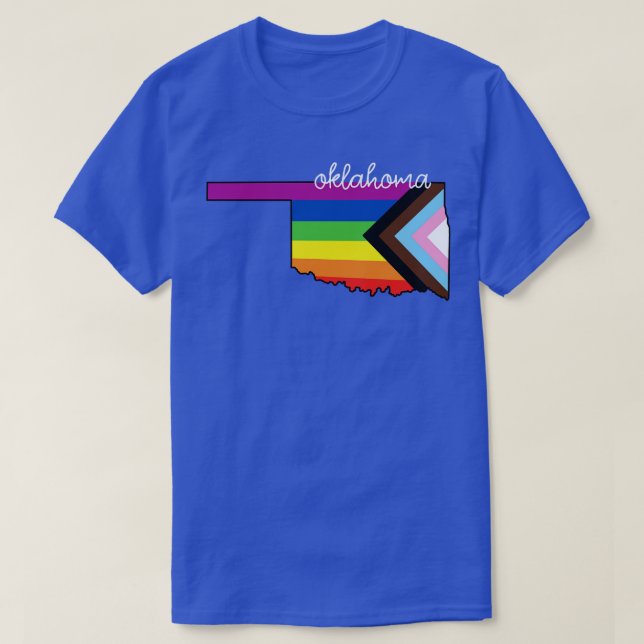 Oklahoma Pride T Shirt (Design framsida)