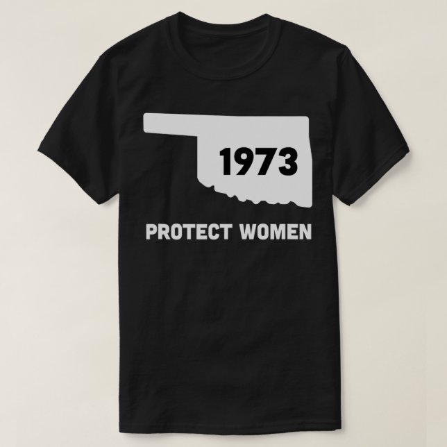 Oklahoma Pro Choice Women's Höger Social Justice  T Shirt (Design framsida)