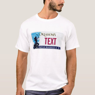 Oklahoma registreringsskylt tröja
