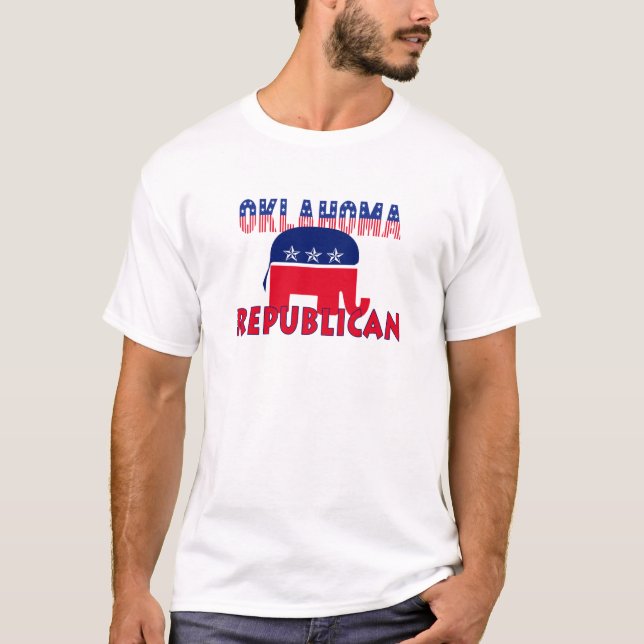 Oklahoma republikan t-shirt (Framsida)