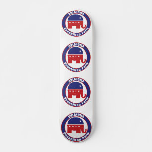 Oklahoma republikanskaa partit skateboard bräda 19,5 cm