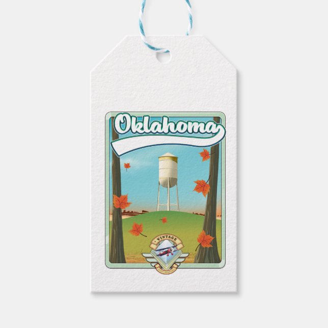 Oklahoma Resoreraffisch Presentetikett (Framsidan)