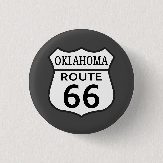 Oklahoma Route 66 Hwy Sign Knapp (Framsida)
