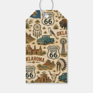 Oklahoma Route 66 Presentuppsamling Presentetikett