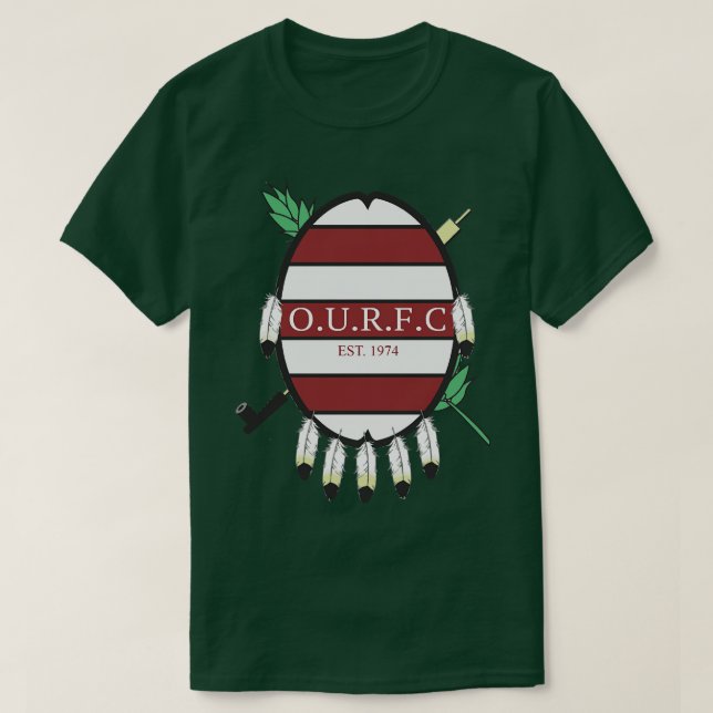 Oklahoma Rugby OURFC T Shirt (Design framsida)
